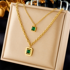 gold plated stainless steel necklace for women jewelry NS-1845