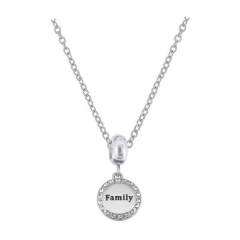 Stainless Steel Pan Pendant One Charm Necklace  PDN325