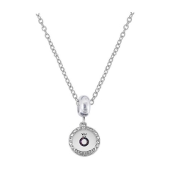 Stainless Steel Pan Pendant One Charm Necklace  PDN319