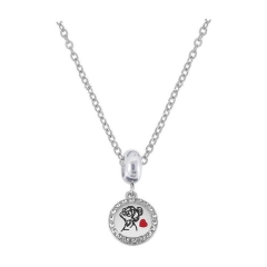 Stainless Steel Pan Pendant One Charm Necklace  PDN341